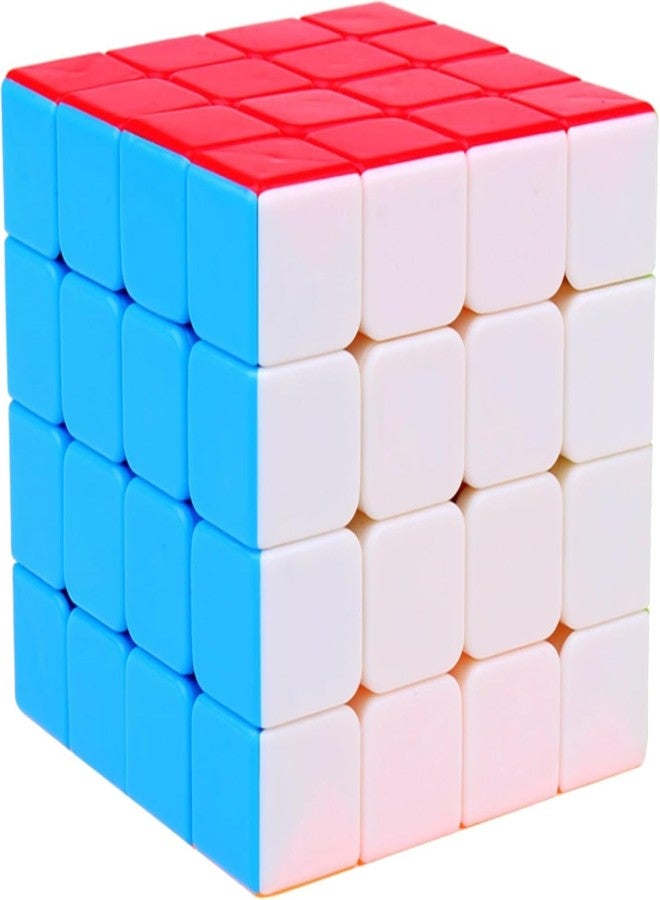 D ETERNAL 4X4X4 High Speed Stickerless Puzzle Cube - 4By4 Magic Speed Game Toy, Multicolor, Teen - Image 1